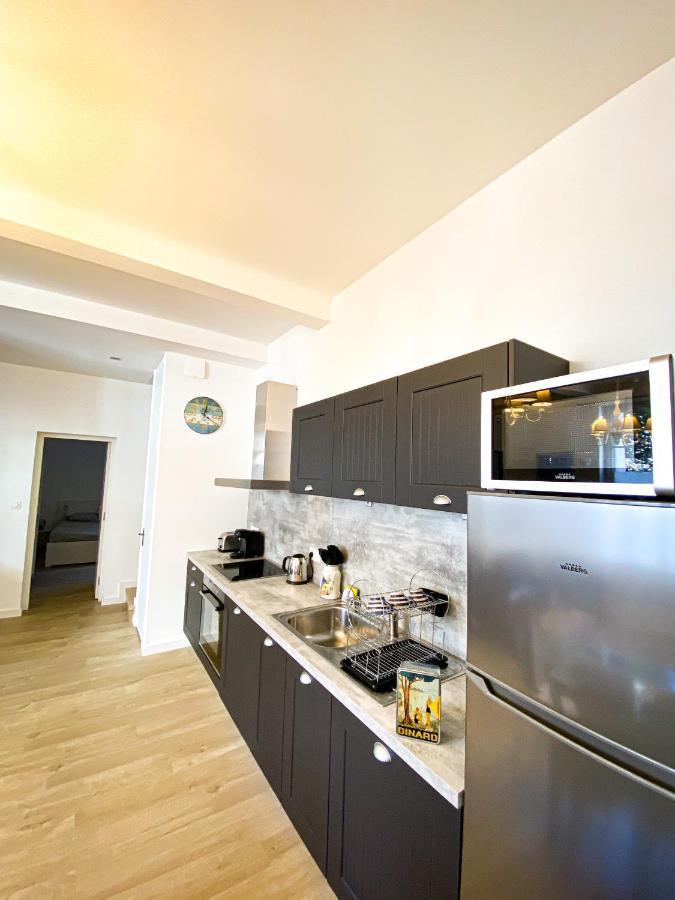 Apt Bord De Mer, Hypercentre Dinard, Parking Prive Exterior foto