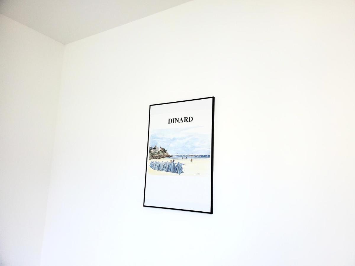 Apt Bord De Mer, Hypercentre Dinard, Parking Prive Exterior foto